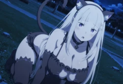 [Fran/Fran Kaslana] Emilia | Re:zero (100P) [AI Generated]