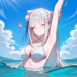 [PineApplePizza] emilia bikini NTR [AI Generated]