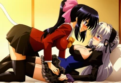[AI絵です] Noihara Himari & Jinguuji Kuesu (Omamori Himari) [AI Generated]