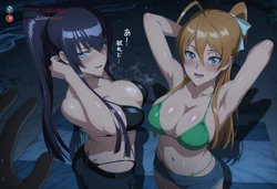 [Juanpi Amvs] 【FULL】 | | Saeko x Rei | | Beach (Patreon) [AI Generated]