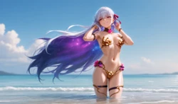 Kama and Fujimaru (sample) (ai generated)