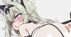 [ome] 森亜るるか 猫耳紐ビキニ アナルゼリー排泄 (名探偵プリキュア!)