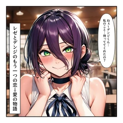[mannuu]An Alternate Romance of Reze and Denji[AI Generated]