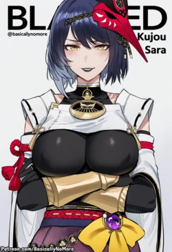 [BasicallyNoMore] Kujou Sara Blacked [Ai-Generated]