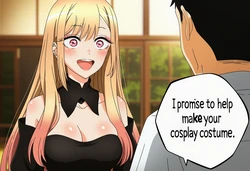 Marin Kitagawa in Kitchen Howsir [AI generated]
