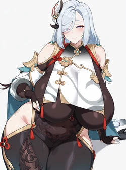 LDK Shenhe - Frostflower Dew - (Genshin Impact) [AI Generated]