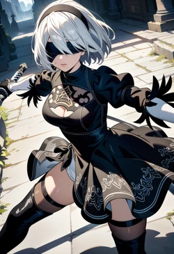 Moke P@treon YoRHa No.2 Type B Sex  2B イチャラブエッチ 88+9Pics (Patreon) [AI Generated]