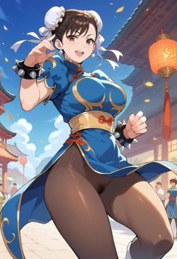 Moke P@treon Chun-Li Masturbation  春麗 オナニー 34Pics (Patreon) [AI Generated]