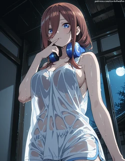 [Lord of Waifus] Miku Nakano "The Quintessential Quintuplets" | 4K NSFW set (Patreon) [AI Generated]