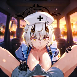 [Uncle AI Illustration] Sena (Blue Archive) and the Room You Can't Get Out of Without Having a Steamy Time with Her 💗 [AI Generated]
