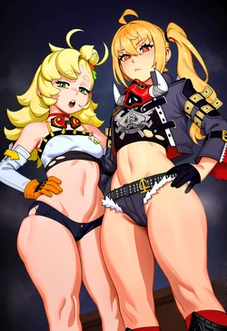 Futa Piper x Futa Lucy (Morrianon) [AI Generated]