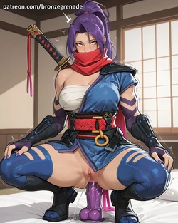 Psylocke - Marvel Rivals, bronzegrenade, [AI Generated]
