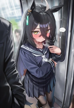 [SubPolarKuma] 電車...cafe [AI Generated]