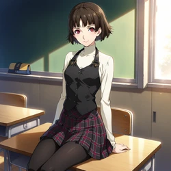[FictionalEvil] Makoto Niijima (Persona 5) [AI Generated]