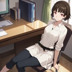 [FictionalEvil] Makoto Niijima Summer Outfit (Persona 5) [AI Generated]