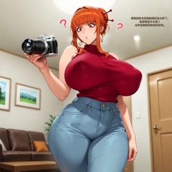 [PS-AI] Sylvie the Cam Girl OC (AI Generated)（闲的没事干AI翻译）