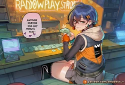 [Amadeus V] Off the Books (Belle x Nicole x Anby) [English] [Full Comic] [AI Generated]