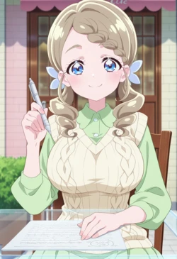 【プリキュア】 来栖エリザ 握手してください [AI Generated]