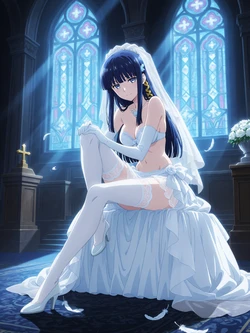 [Kurohime] 司波深雪（ウェディングビキニ）[AI Generated]