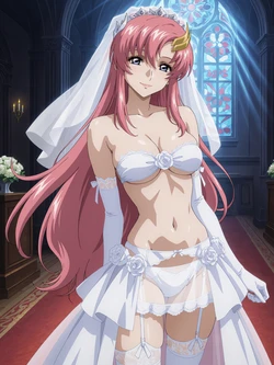 [Kurohime] ラクス・クライン（ウェディングビキニ）[AI Generated]
