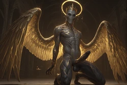 Corrupted Male Angel (Ai generated)