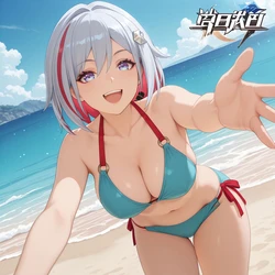 [Ai Bahama] Topaz+-+Honkai+Star+Rail+Beach+NSFW+Photobook+(IL) [AI Generated]
