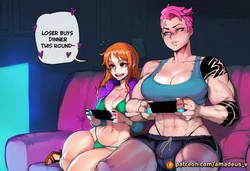 [Amadeus V] Best of Three (Zarya x Nami) [English] [Full Comic] [AI Generated]