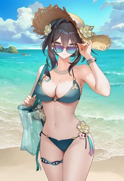 Ruan mei bbc lover beach [AI Generated]