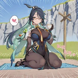 [DotaGota] Xianyun / 閑雲 (Genshin Impact) – Inseminated By Hilichurls, Forced Implantation On Her Already Swollen Belly [Hilichurl/NTR] [117 Images] (Patreon) [AI Generated]