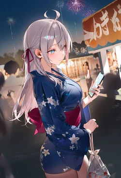 [aPAPER]  [ROSHIDERE] Alisa YUKATA BBC 427p (Patreon) [Ai Generated]