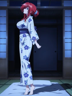 [Kurohime] リアス・グレモリー（浴衣）[AI Generated]