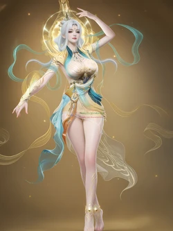 [AI Generated]永劫无间-季莹莹-持国天王-哪吒-摘星