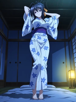 [Kurohime] 姫島朱乃（浴衣）[AI Generated]
