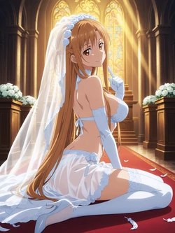 [Kurohime] アスナ（ウェディングビキニ）[AI Generated]