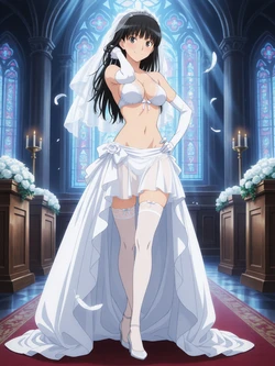 [Kurohime] 絢辻詞（ウェディングビキニ）[AI Generated]