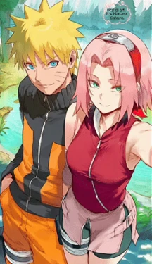 Animation Naruto x Sakura 1 [AI Generated]