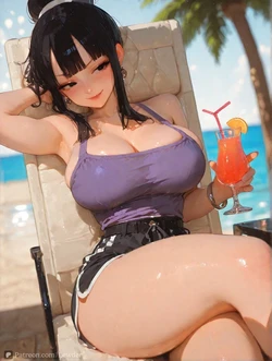 [Lewder] chichi (dragon ball) Exclusive set (ai generated)