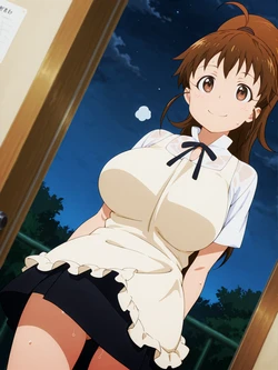 [Kitune_AI] WORKING : Popura Taneshima - Naughty Scenes  (Patreon) [AI Generated]