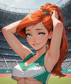 [Dreamland AI] Cheerleader Kim Possible (Kim Possible) [AI Generated]