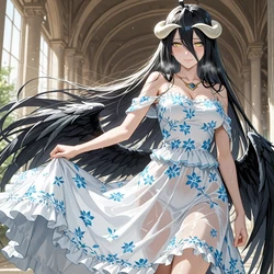 [HermesArt] Albedo - Garden Afternoon (Overlord) [AI Generated] [Preview]