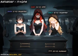 [Golden Jay] Funeral (5 Pics) (Short Comic) [AI Generated]