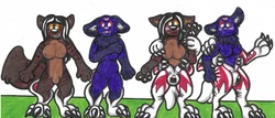 [KieliIndustries] Latex Null Lycanroc Midnight Suits (Pokemon)