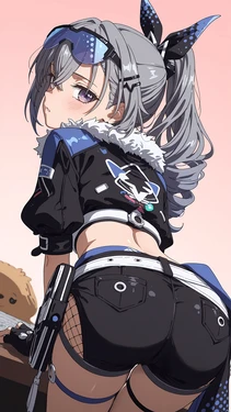 [BBStaff] 催〇アプリで種付けされる銀〇 (Silver Wolf) [AI Generated]