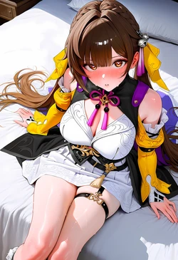[Elizasrain]Sushang x Caelus (HSR) - Chinese Bedroom[AI GENERATED]