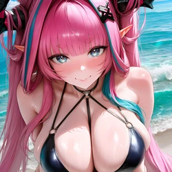 [Elizasrain]Yvonne (Arknights) x BWC - Beach[AI GENERATED]