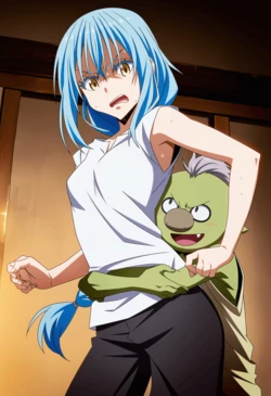 [ani-ani]Gobuta+Rimuru+1α[AI Generated]