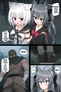 [Skeb]Manuka and Karin get kidnapped in the forest ENG+JP