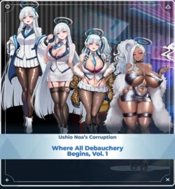 Ushio Noa’s Corruption — Where All Debauchery Begins, Vol. 1 [AI Generated] (White Flavor No. 3 [Pixiv] 111228391)