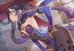 [与党野党] Genshin Impact: Mona 1~2 [AI Generated]