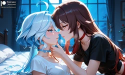 [AI Generated] Hu tao x Furina